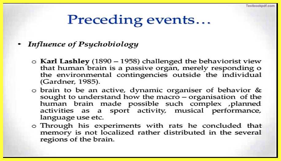 Psychobiology-preceding-events