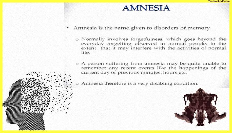 AMNESIA-Disorders-of-Memory-in-psychology-Pdf-Download-Amnesia