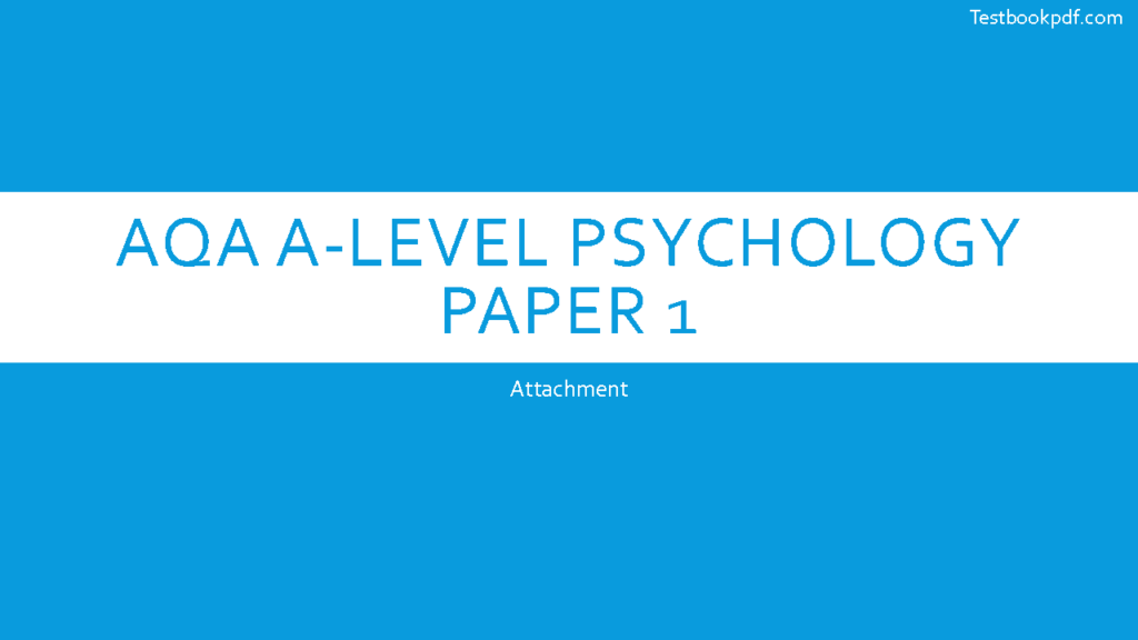 Attachment-Psychology-Paper-1-Pdf-Download