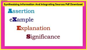 Synthesizing-Information-And-Integrating-Sources-Pdf-Download